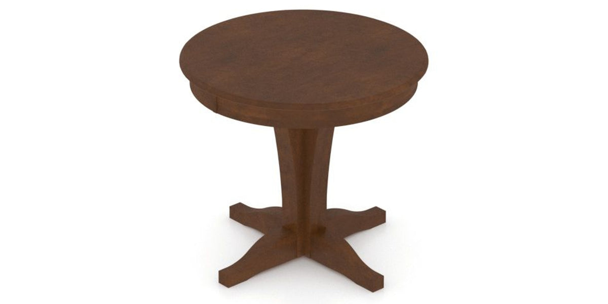 Canadel XC Dining Table in Cognac Washed, view from above