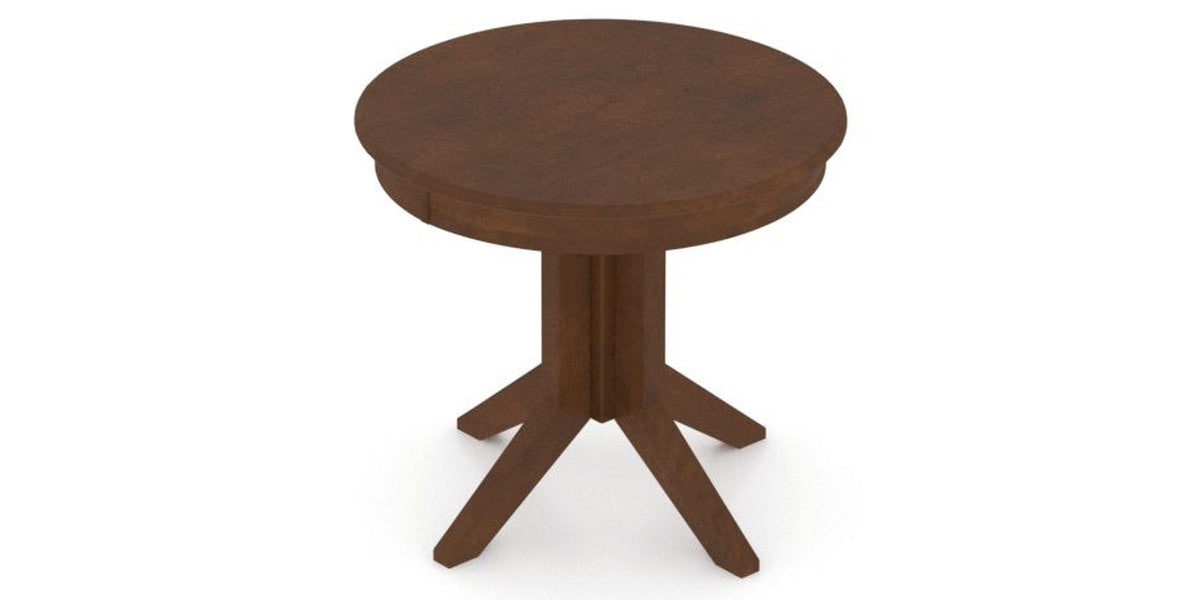 Canadel XQ Dining Table in Cognac Washed, view from above
