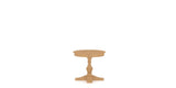 Canadel TP Dining Table in Caramel Washed, side view