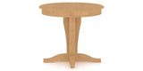 Canadel XC Dining Table in Caramel Washed, side view