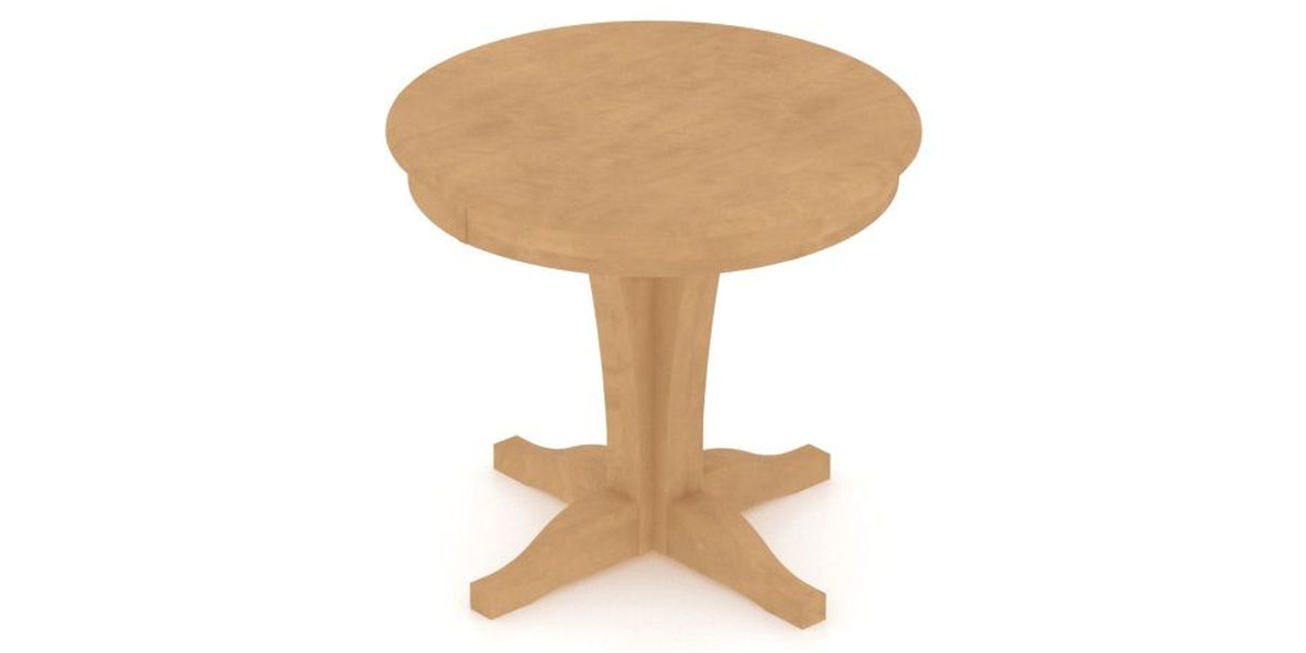 Canadel XC Dining Table in Caramel Washed, view from above