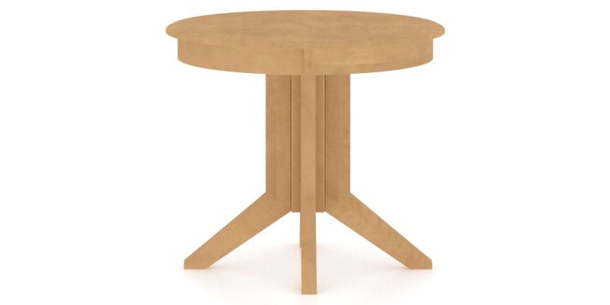 Canadel XQ Dining Table in Caramel Washed, side view