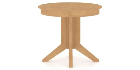 Canadel XQ Dining Table in Caramel Washed, side view