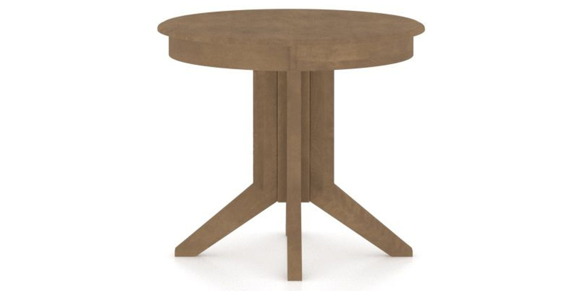 Canadel XQ Dining Table in Pecan Washed, side view