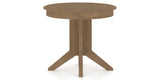 Canadel XQ Dining Table in Pecan Washed, side view