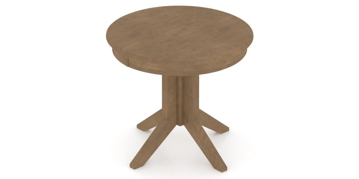 Canadel XQ Dining Table in Pecan Washed, view from above
