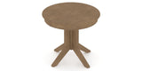 Canadel XQ Dining Table in Pecan Washed, view from above