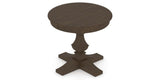 Canadel TP Dining Table in Hazelnut Washed, view from above