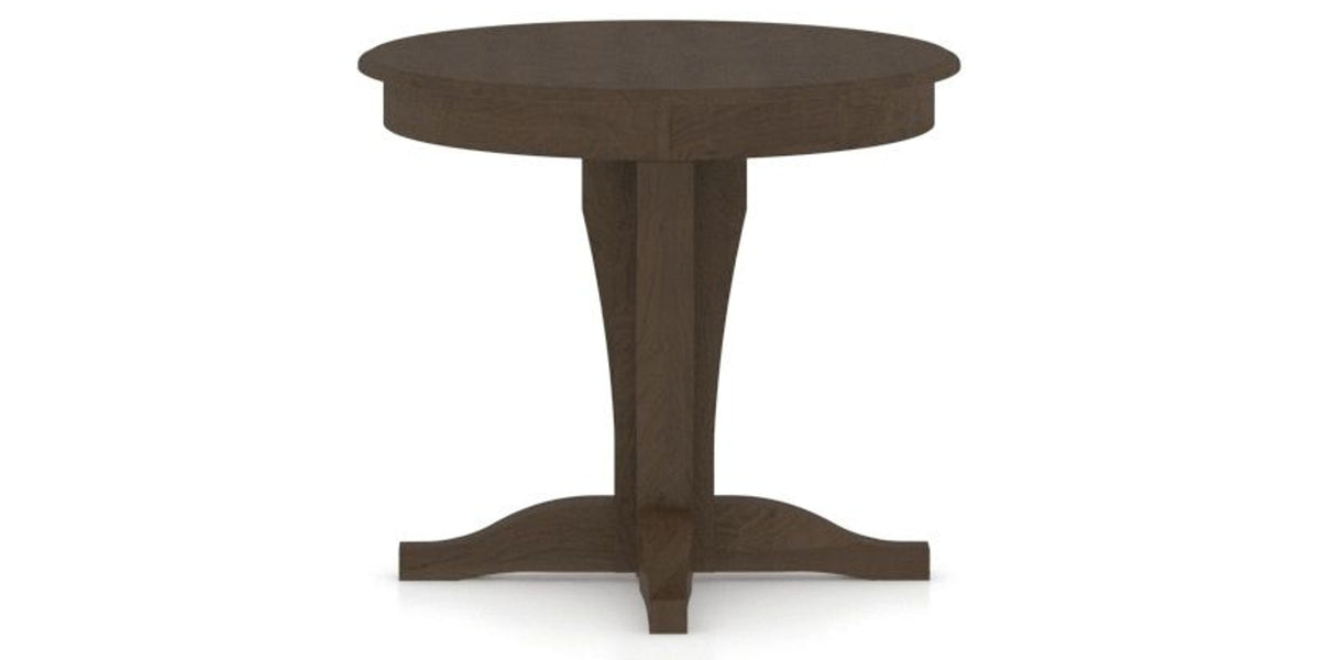 Canadel XC Dining Table in Hazelnut Washed, side view