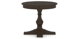 Canadel TP Dining Table in Davy's Grey, side view