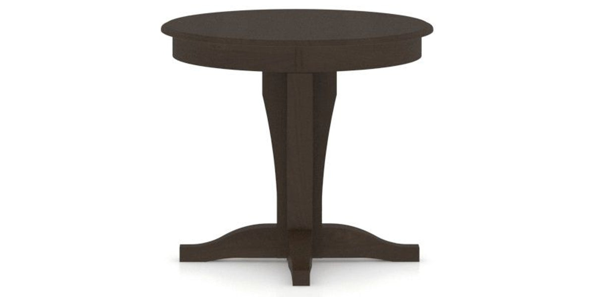 Canadel XC Dining Table in Davy's Grey, side view