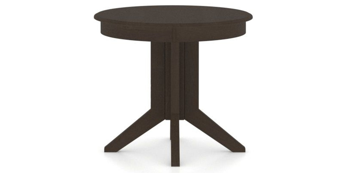 Canadel XQ Dining Table in Davy's Grey, side view