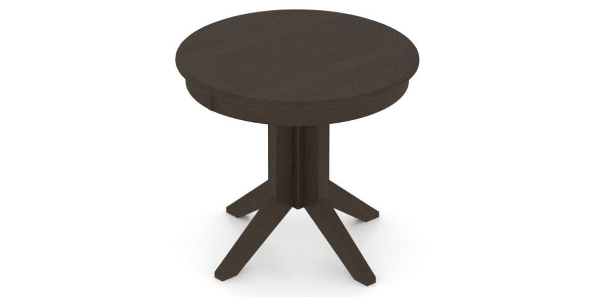 Canadel XQ Dining Table in Davy's Grey, view from above