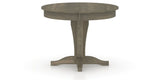 Canadel Round Dining Table 4242 with XC Base in 08 Shadow, side view