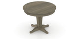 Canadel Round Dining Table 4242 with XC Base in 08 Shadow, view from above