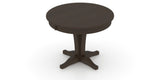 Canadel Round Dining Table 4242 with XC Base in 59 Davy's Grey, view from above