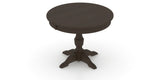 Canadel Round Dining Table 4242 with XP Base in 59 Davy's Grey, view from above