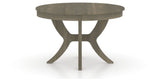 Canadel Round Dining Table 4848 with SI Base in 08 Shadow, side view