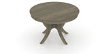 Canadel Round Dining Table 4848 with SI Base in 08 Shadow, view from above