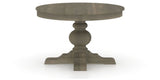 Canadel Round Dining Table 4848 with XT Base in 08 Shadow, side view