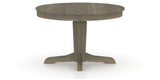 Canadel Round Dining Table 4848 with YY Base in 08 Shadow, side view