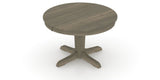 Canadel Round Dining Table 4848 with YY Base in 08 Shadow, view from above