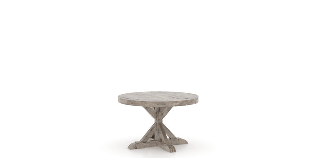 Canadel Loft Dining Table 4848 in Shadow, three-quarter view