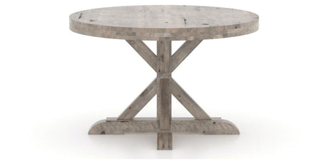 Canadel Loft Round Dining Table 4848 in Shadow, side view