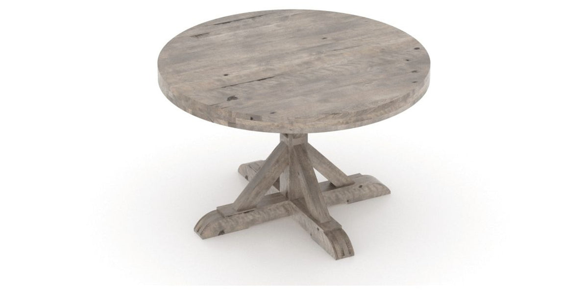 Canadel Loft Round Dining Table 4848 in Shadow, view from above