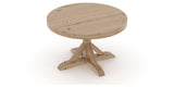 Canadel Loft Round Dining Table 4848 in 20 Caramel Washed, view from above