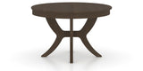 Canadel Round Dining Table 4848 with SI Base in 29 Hazelnut Washed, side view