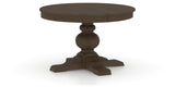 Canadel Round Dining Table 4848 with XT Base in 29 Hazelnut Washed, three-quarter view