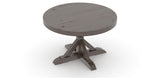 Canadel Loft Round Dining Table 4848 in 29 Hazelnut Washed, view from above