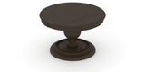 Canadel Round Dining Table 4848 with HQ Base, A Edge in 59 Davy's Grey, view from above