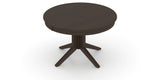 Canadel Round Dining Table 4848 with XQ Base in 59 Davy's Grey, view from above