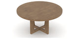 Canadel Modern Round Dining Table 5454 with MK Base in Large Size, view from above