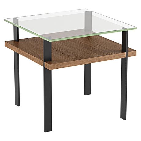 BDi Terrace 1156 End Table in Natural Walnut, on white