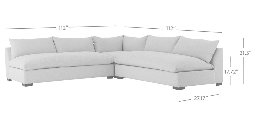 Grant 3-Piece Sectional