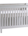White Wood with Sand Laminate | Urban Crib & Dresser Set | Valley Ridge Furniture