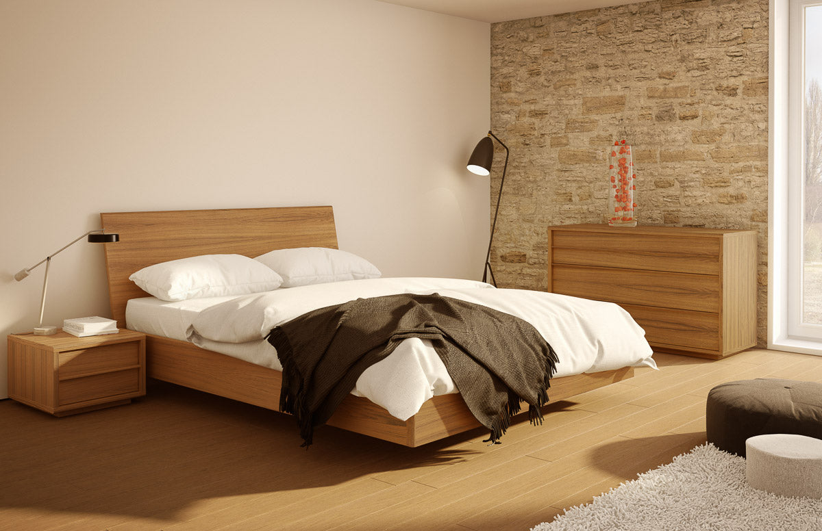 Matte Natural Teak | Mobican Urbana Bed | Valley Ridge Furniture