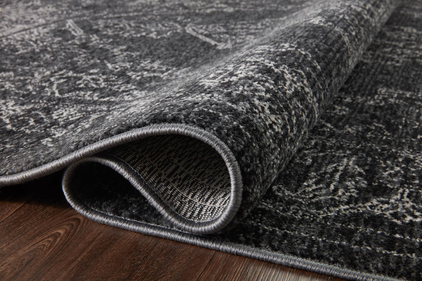 Vance Rug 03 | Charcoal / Dove