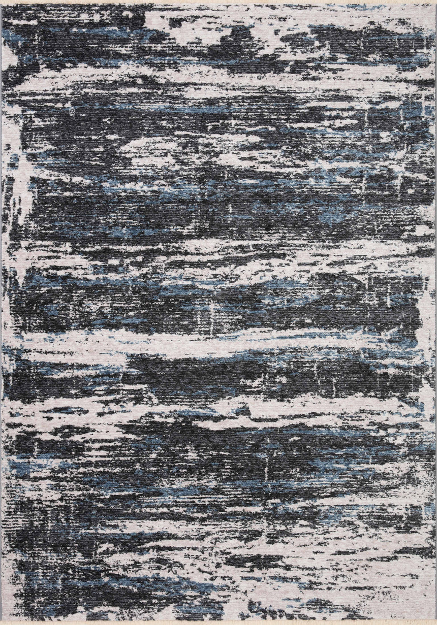 Vance Rug 04 | Charcoal / Dove