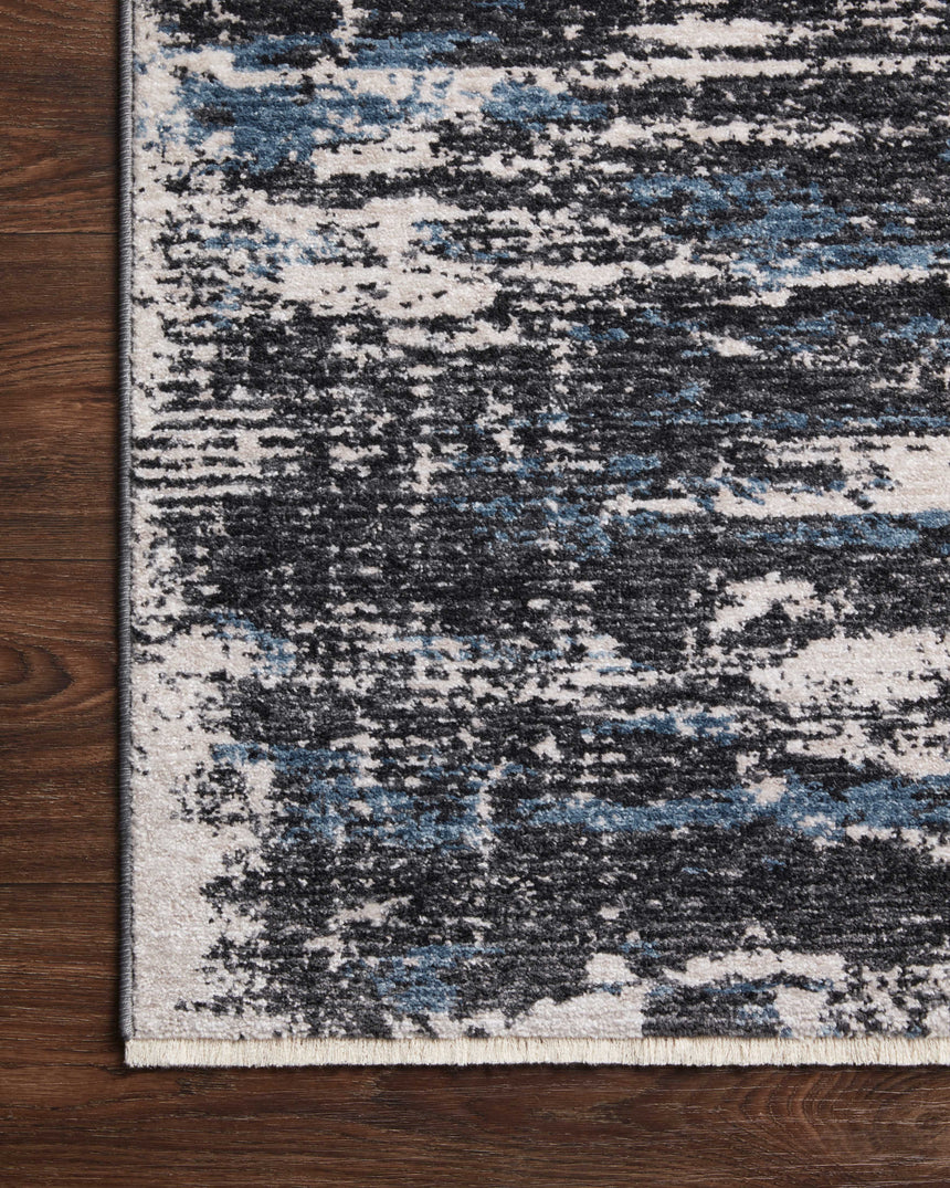 Vance Rug 04 | Charcoal / Dove