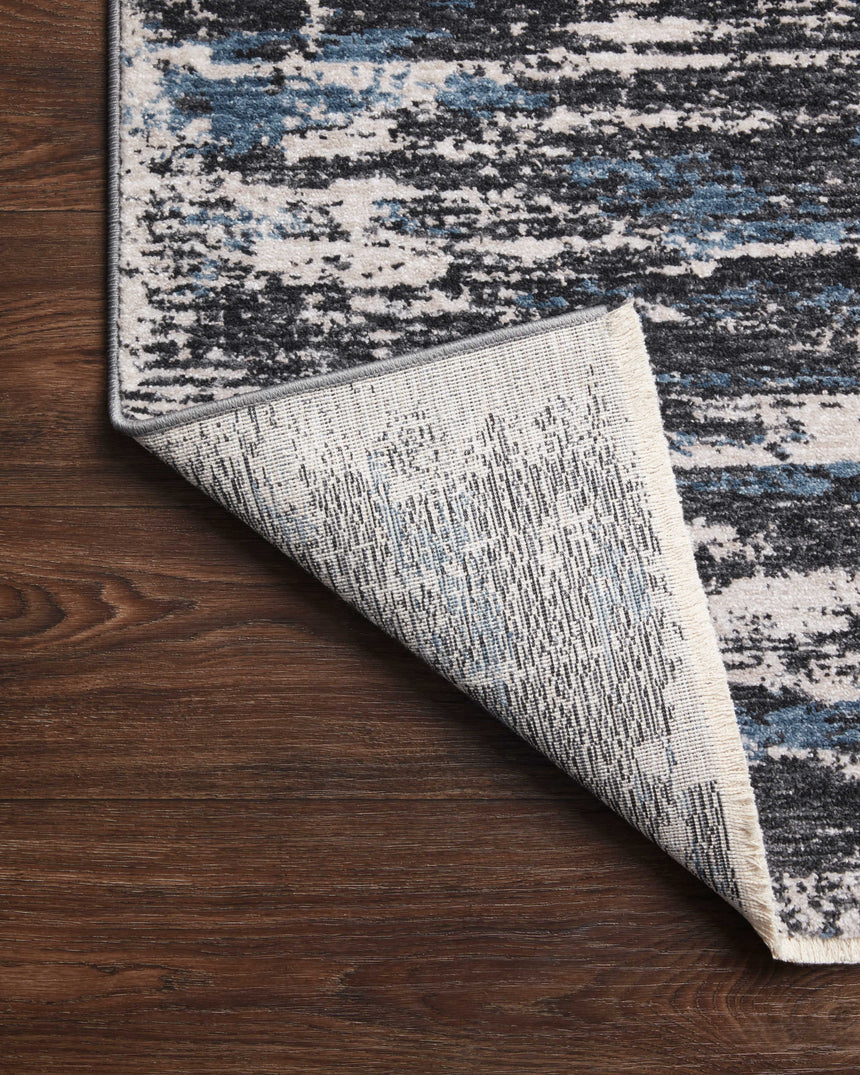 Vance Rug 04 | Charcoal / Dove
