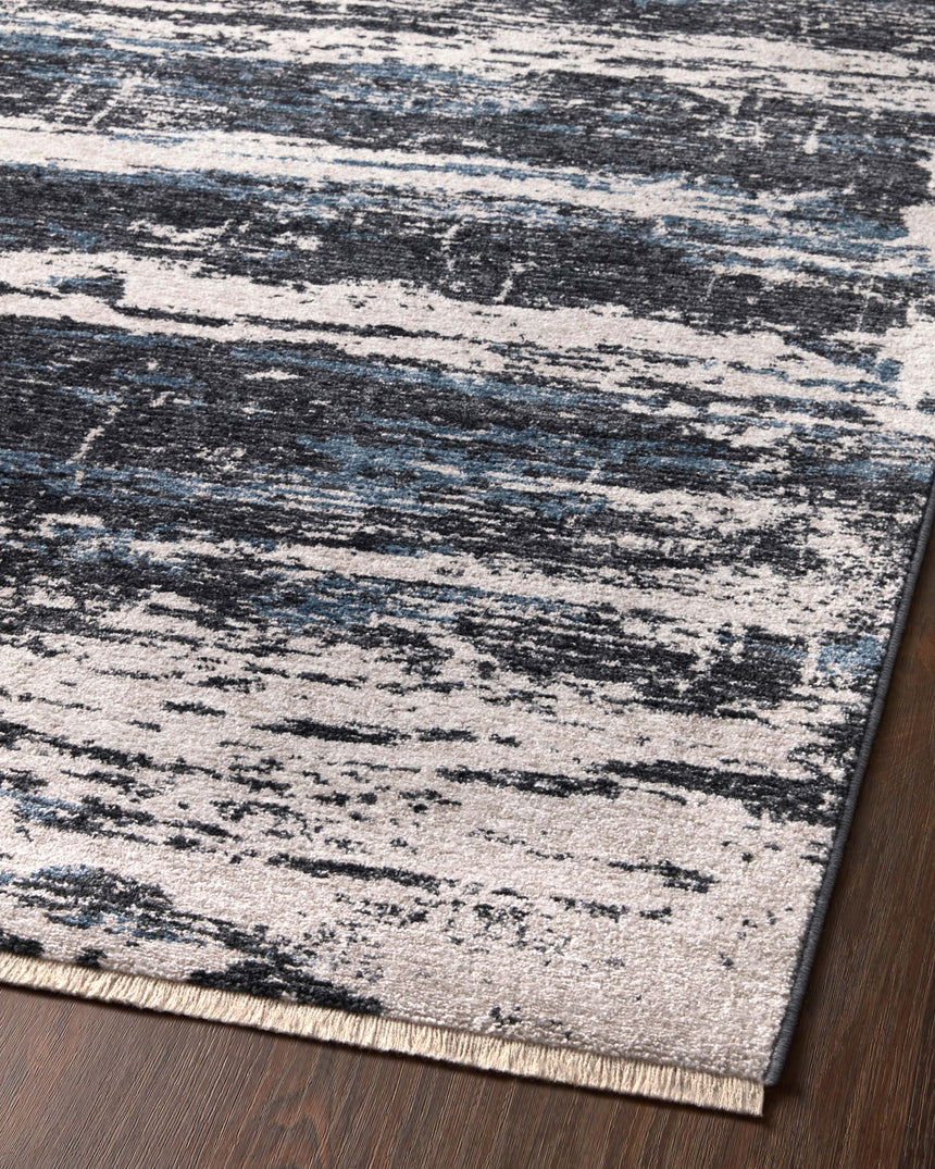 Vance Rug 04 | Charcoal / Dove