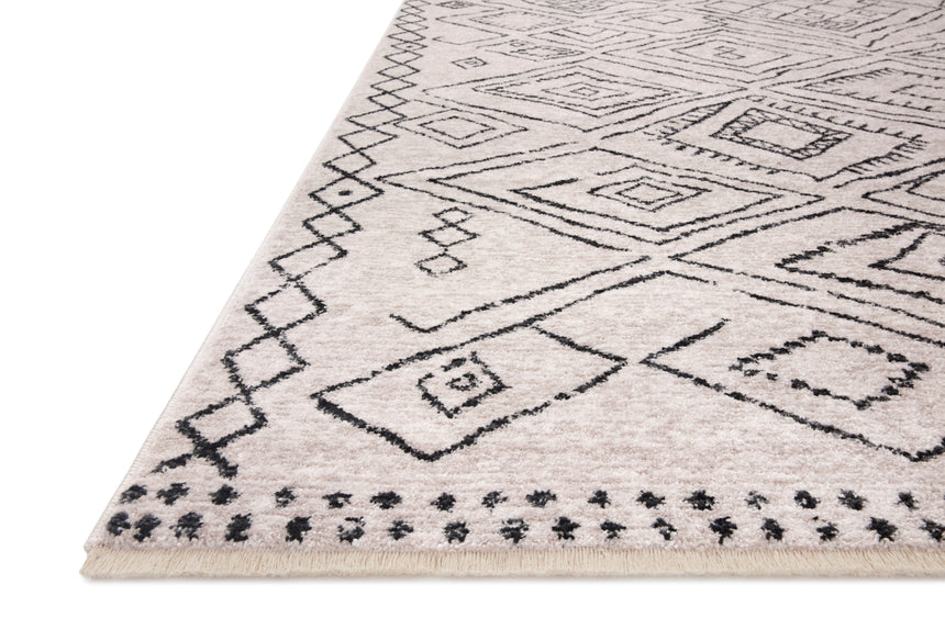 Vance Rug 06 | Dove / Charcoal