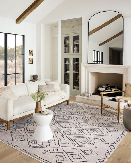 Vance Rug 06 | Dove / Charcoal