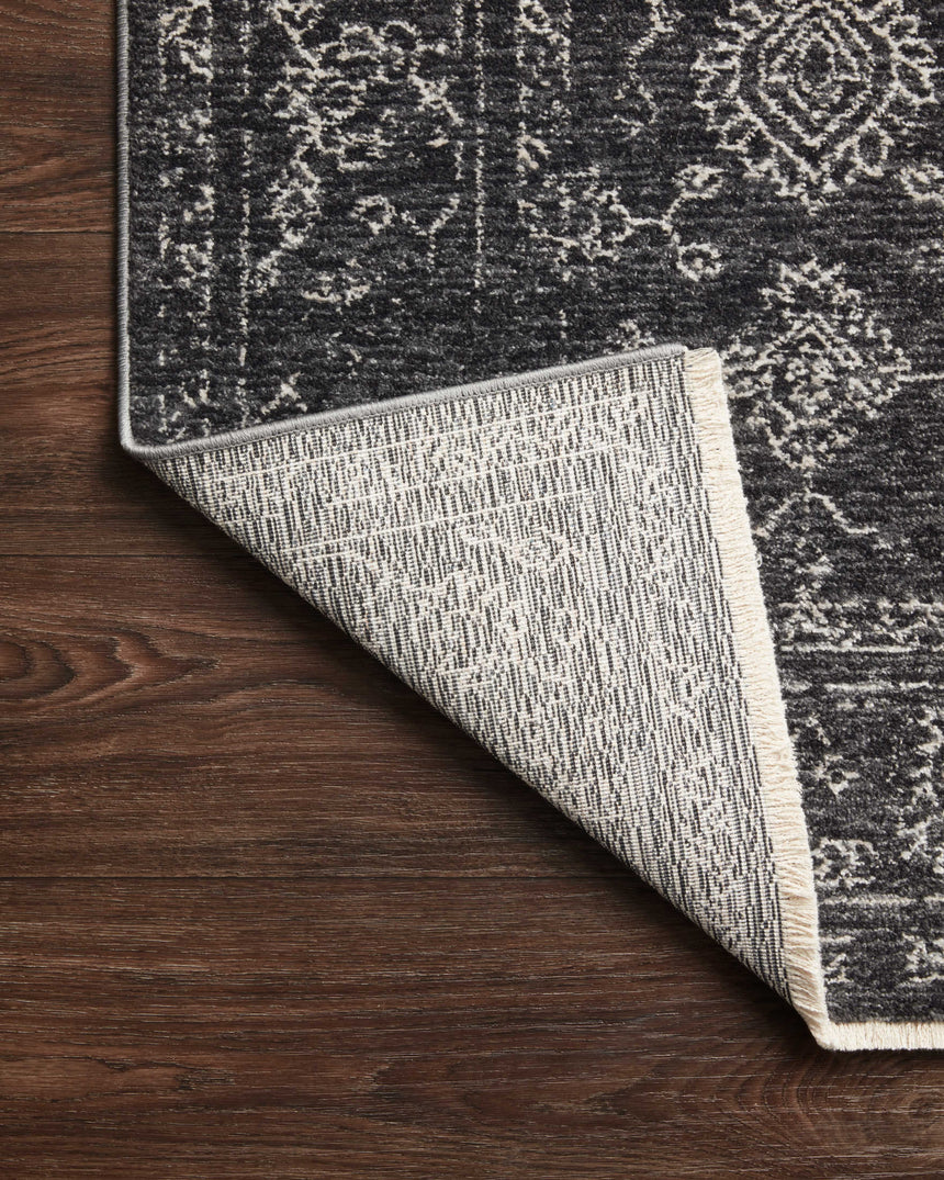 Vance Rug 09 | Charcoal / Dove