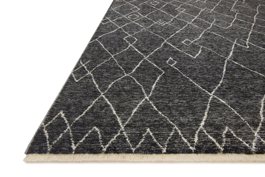 Vance Rug 11 | Charcoal / Dove