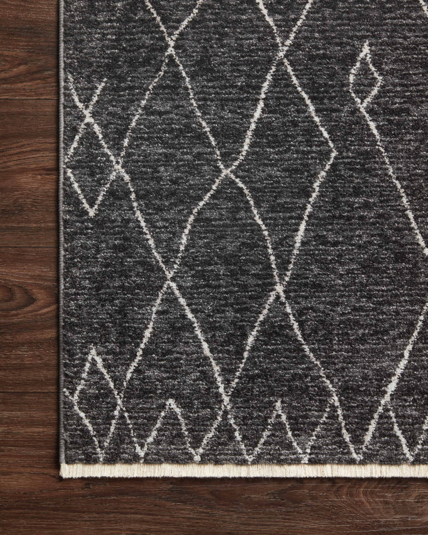 Vance Rug 11 | Charcoal / Dove